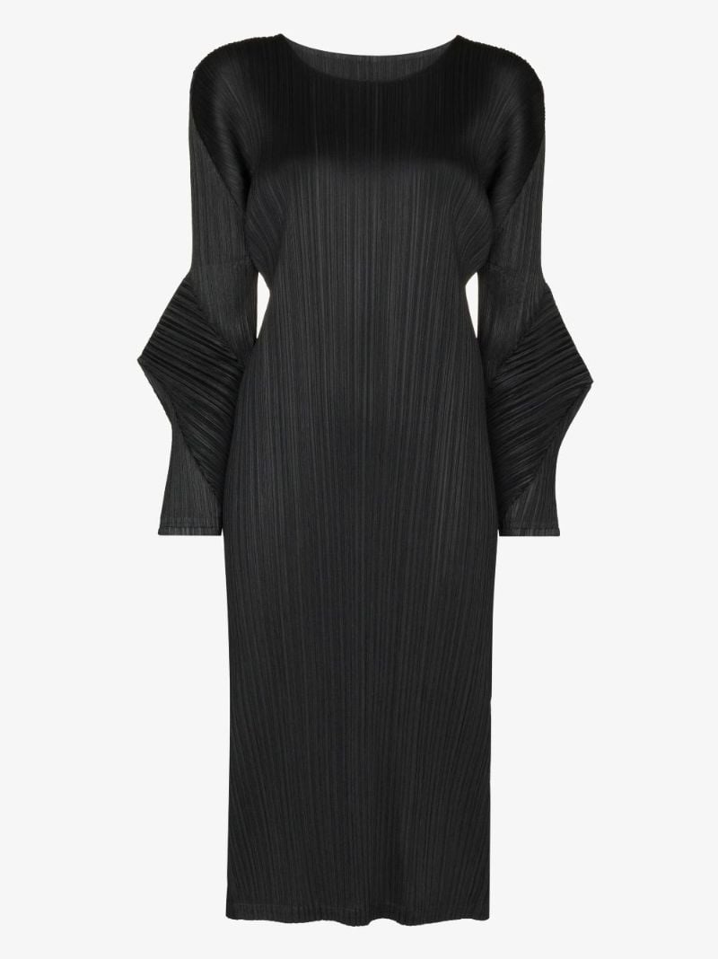 Blast PlissÃ_x0083_Â© Midi Dress