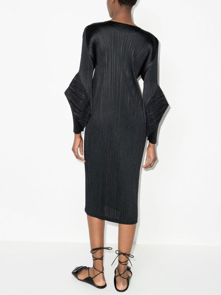 Blast PlissÃ_x0083_Â© Midi Dress