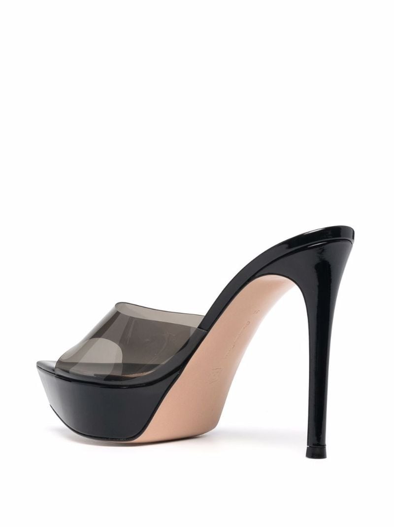 Black Betty 85 Pvc Mules