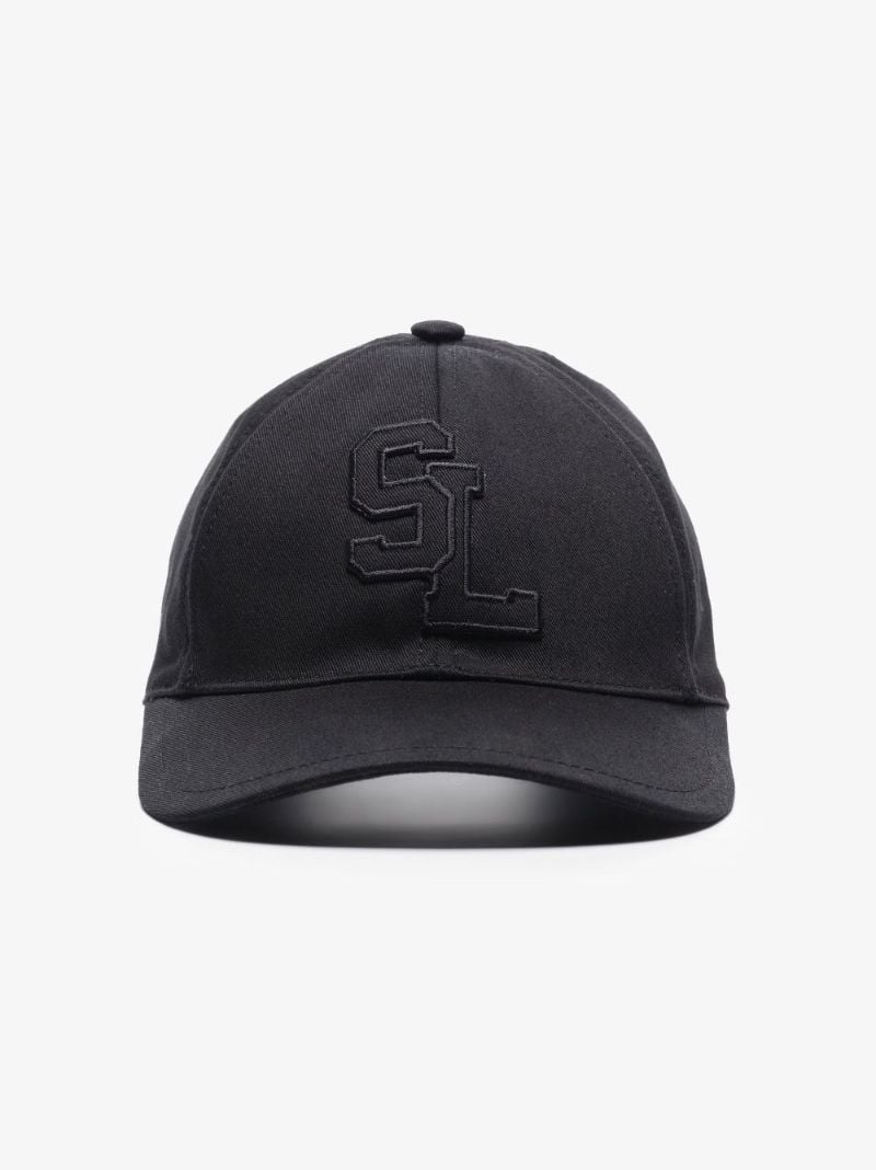 Black College Logo Baseball Cap