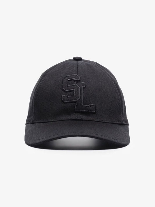 Black College Logo Baseball Cap