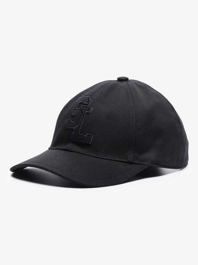 Black College Logo Baseball Cap