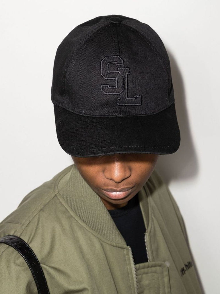 Black College Logo Baseball Cap