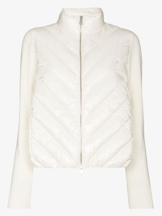 Padded Wool Cardigan