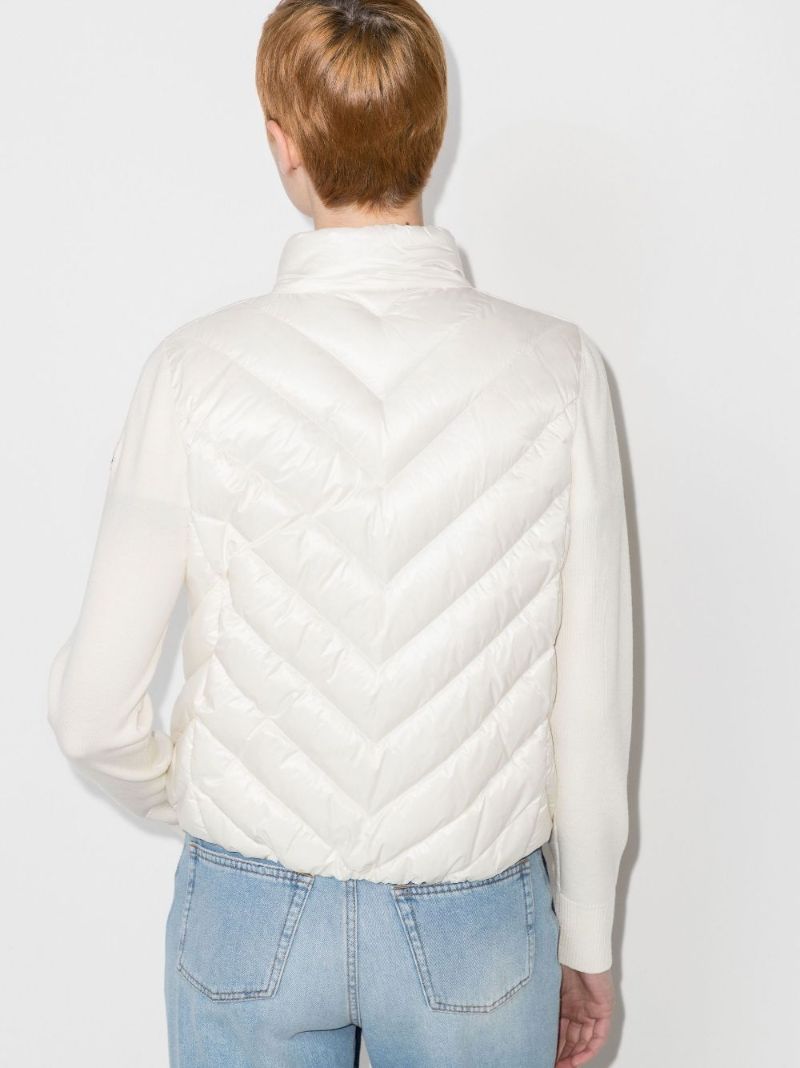Padded Wool Cardigan