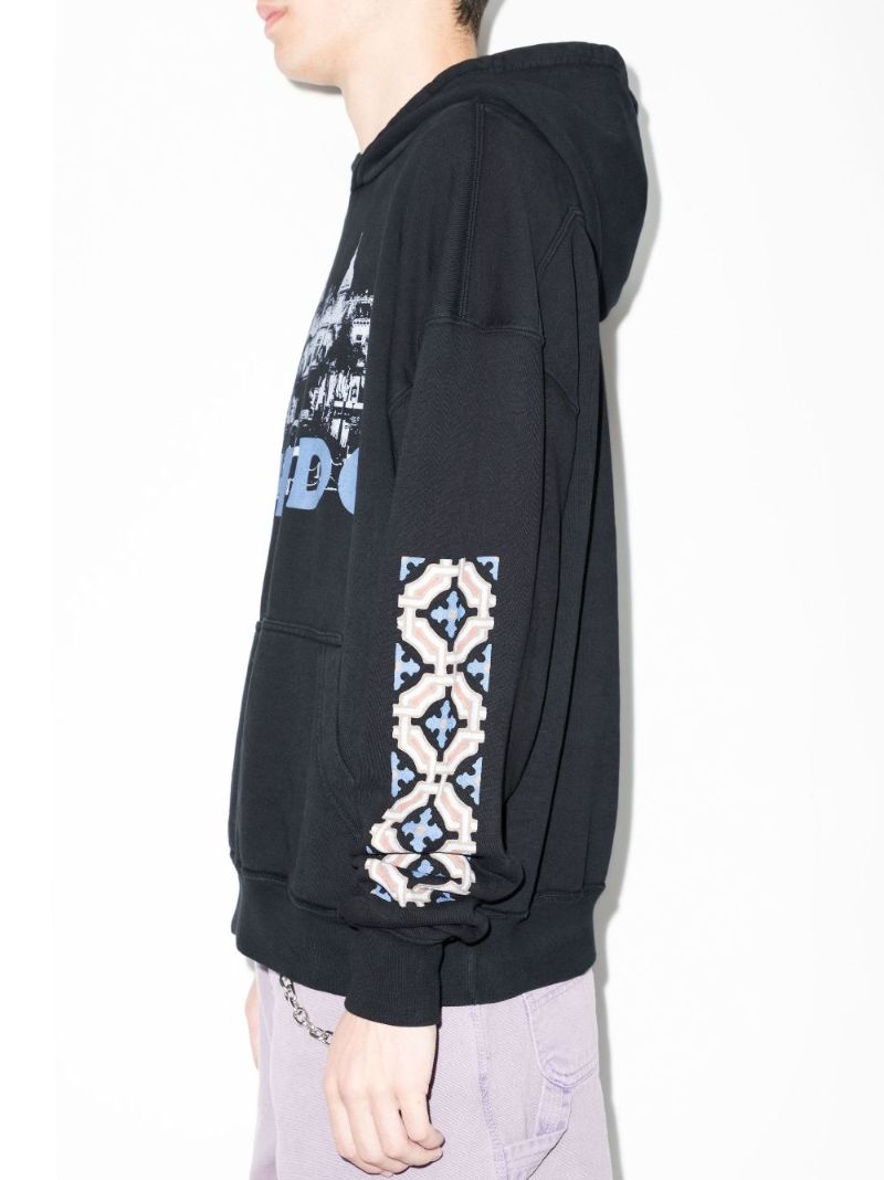 Casino Printed Cotton Hoodie