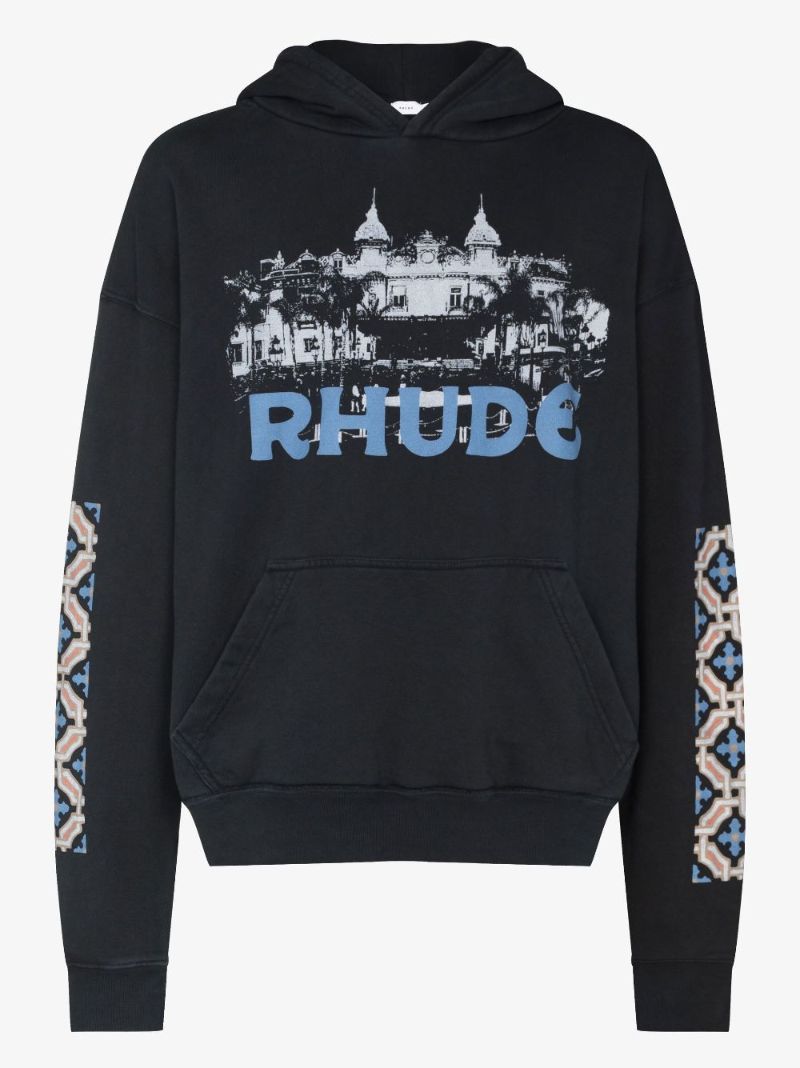 Casino Printed Cotton Hoodie