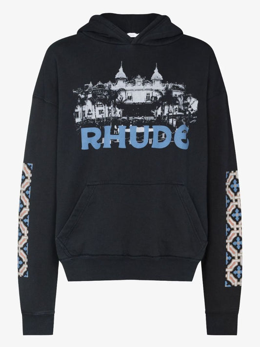 Casino Printed Cotton Hoodie