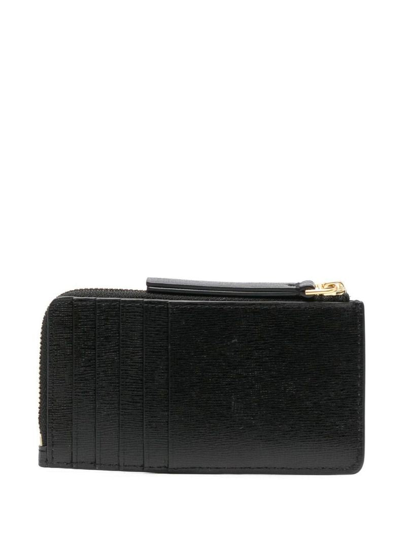Black Robinson Leather Card Holder