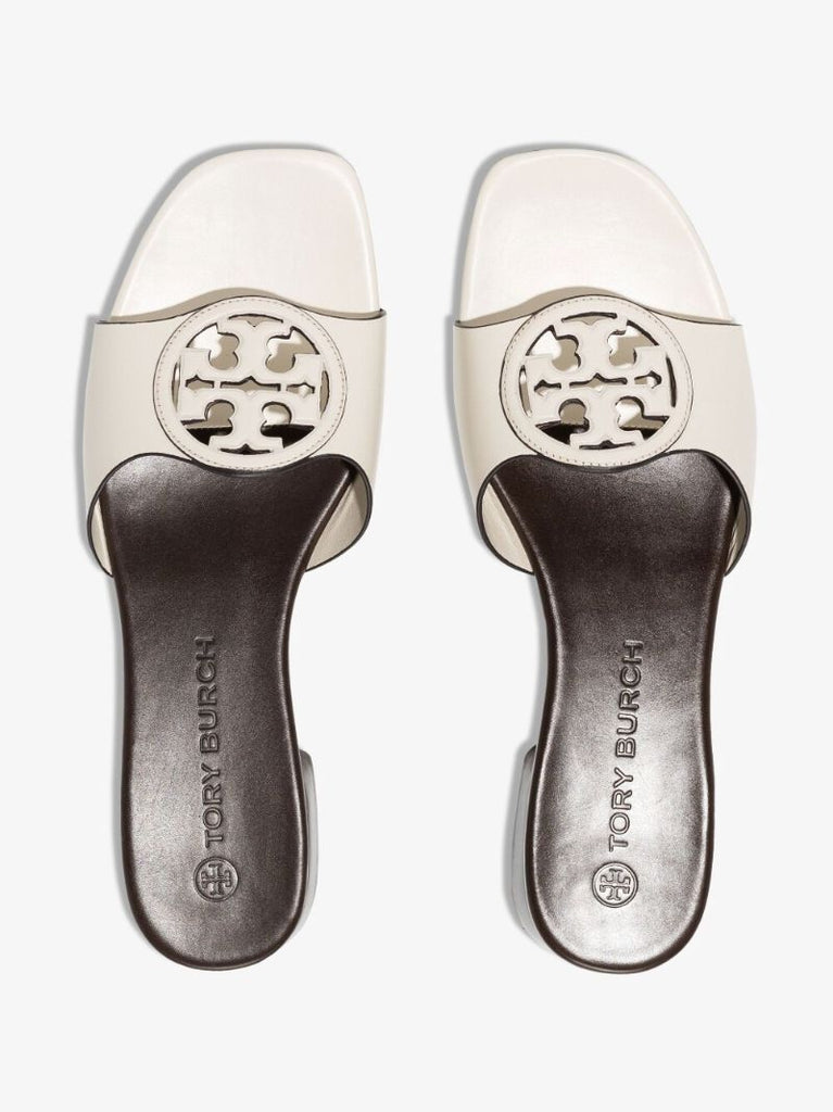 White BombÃ_x0083_Â©  Miller Leather Sandals