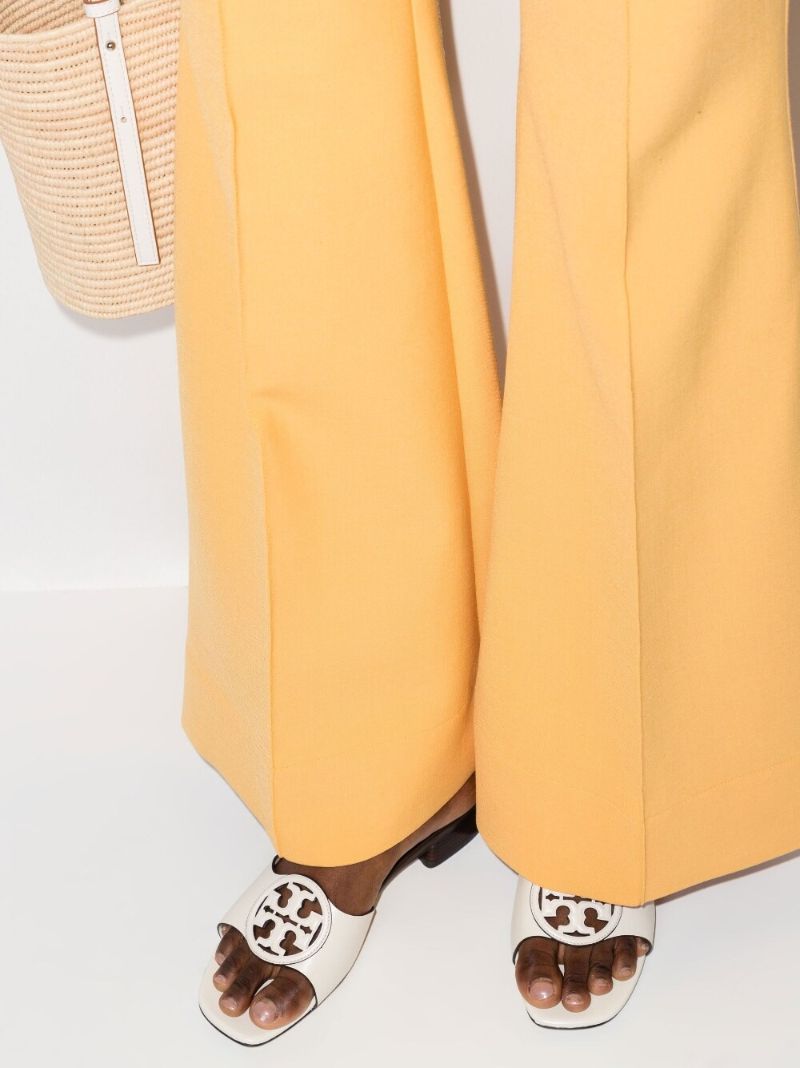 White BombÃ_x0083_Â©  Miller Leather Sandals