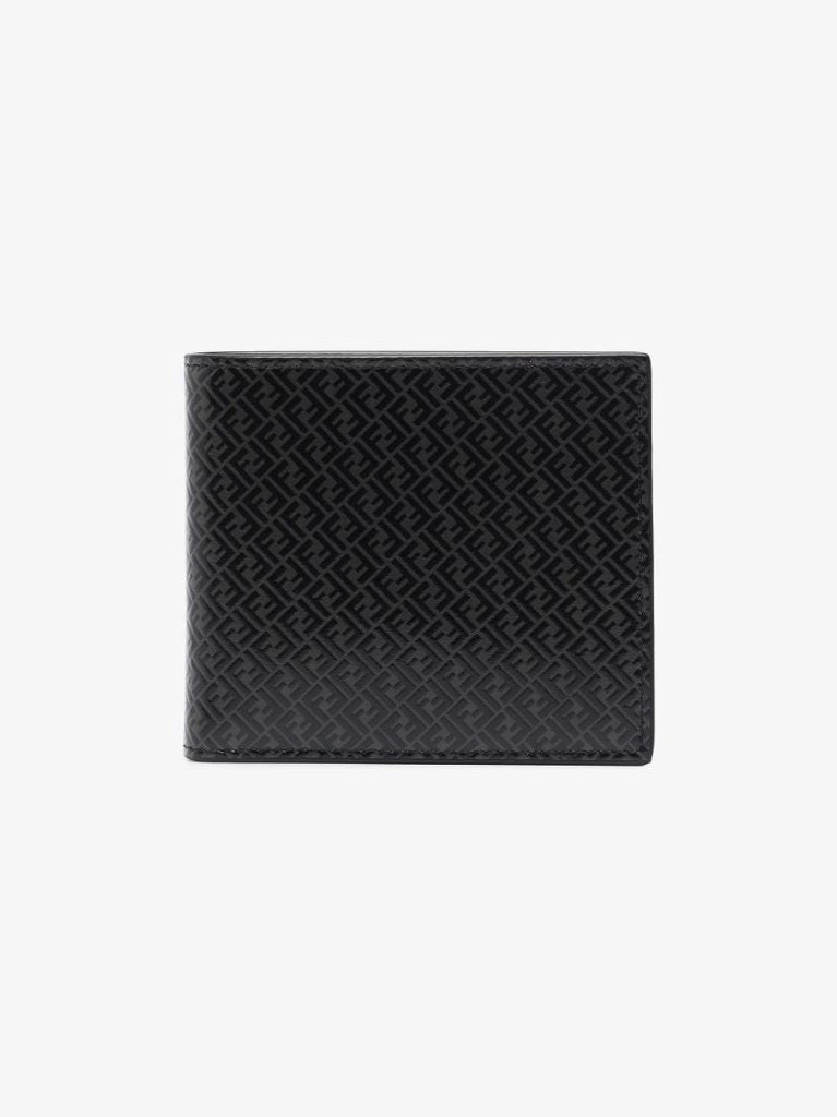 Black Monogram Leather Wallet