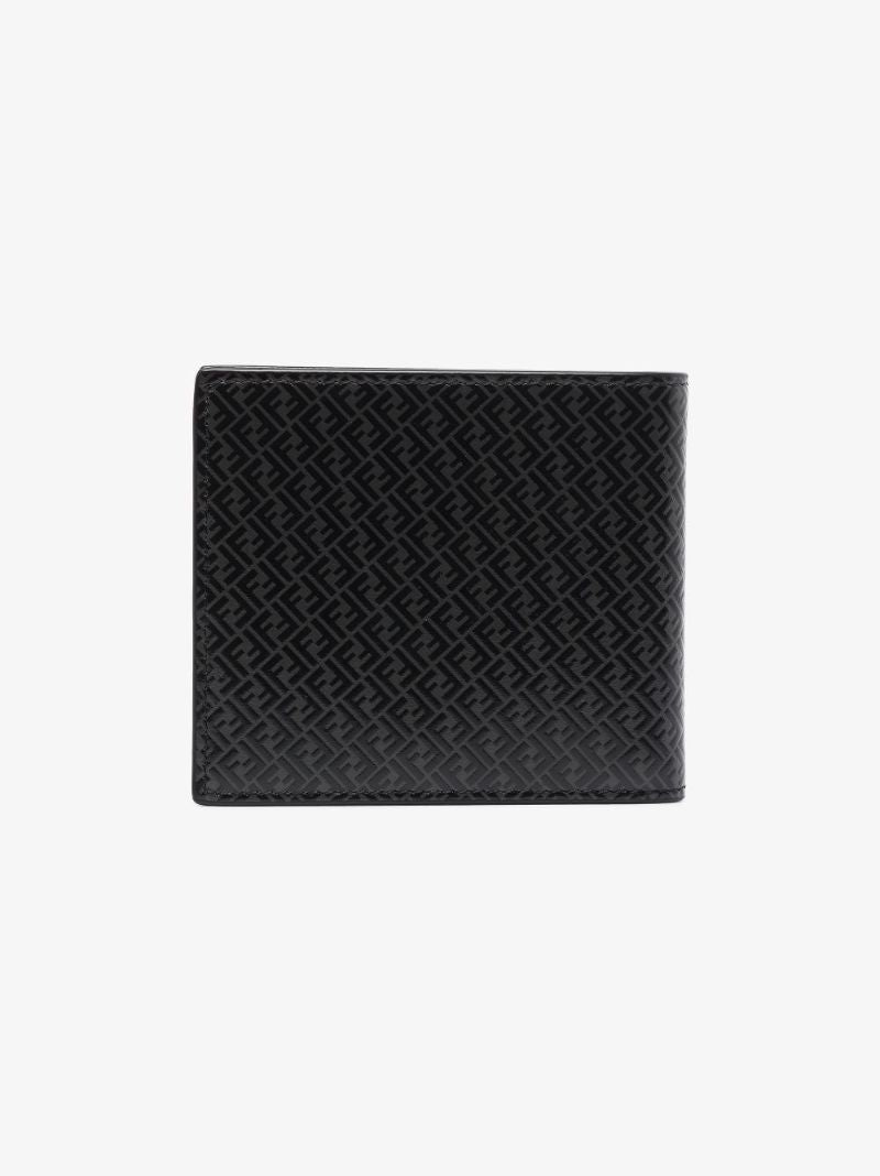 Black Monogram Leather Wallet