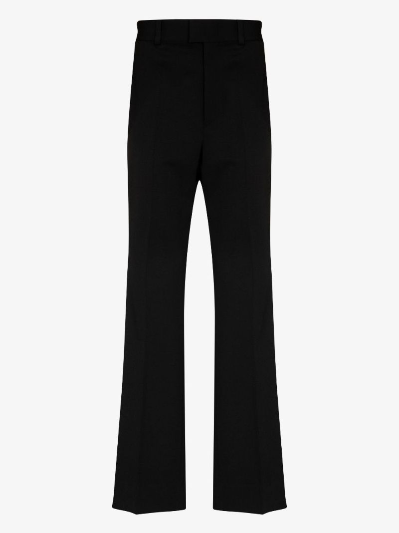 High Waist Wool Trousers