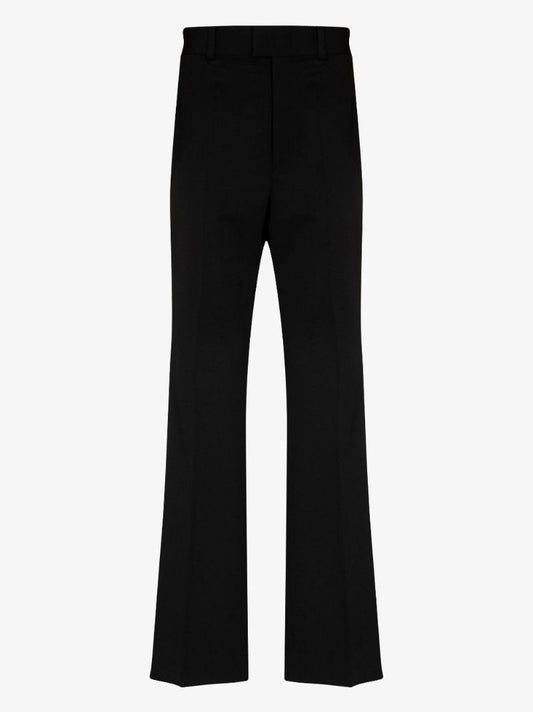 High Waist Wool Trousers