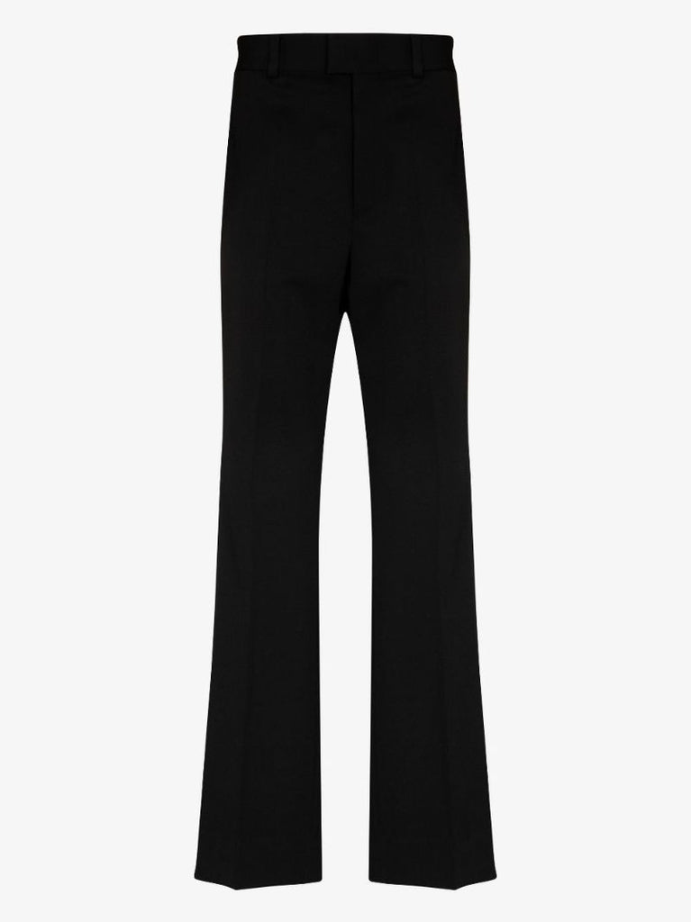 High Waist Wool Trousers
