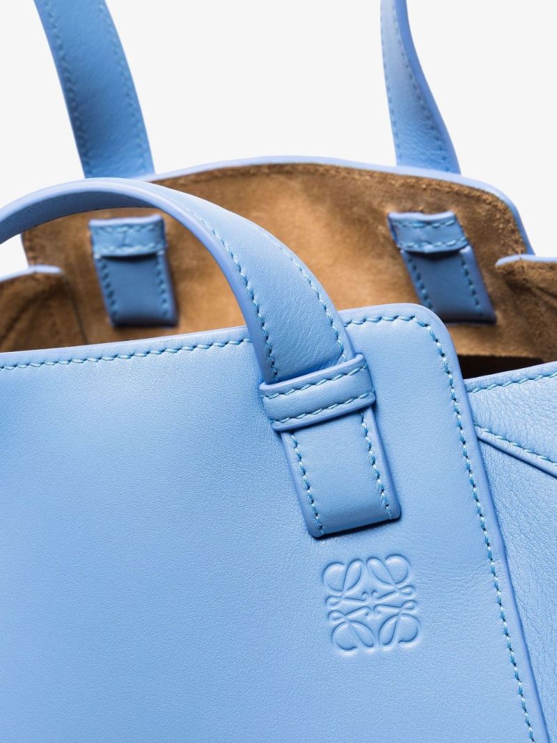 Blue Hammock Nugget Leather Tote Bag