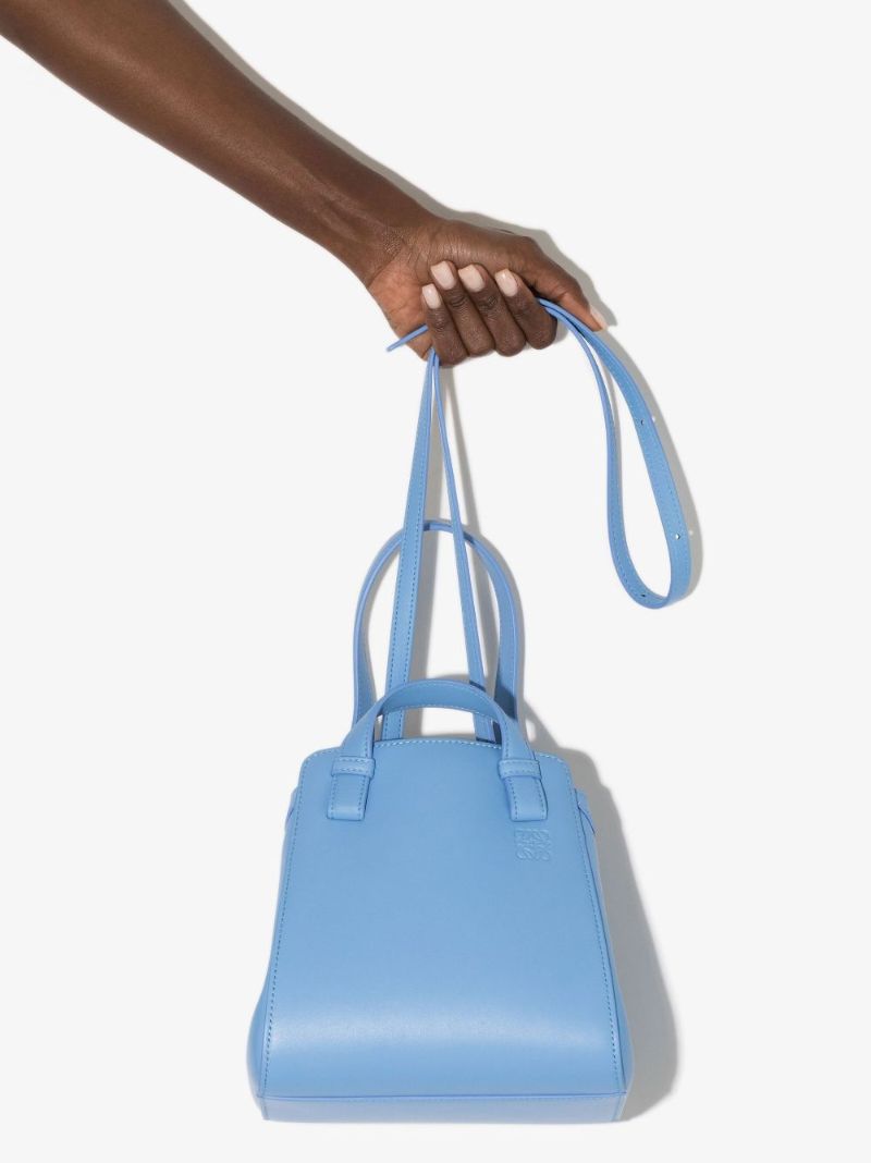 Blue Hammock Nugget Leather Tote Bag