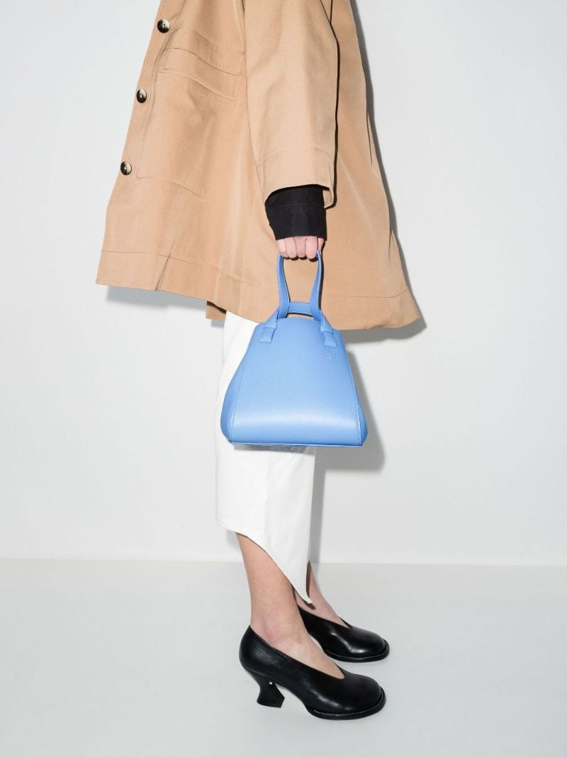 Blue Hammock Nugget Leather Tote Bag
