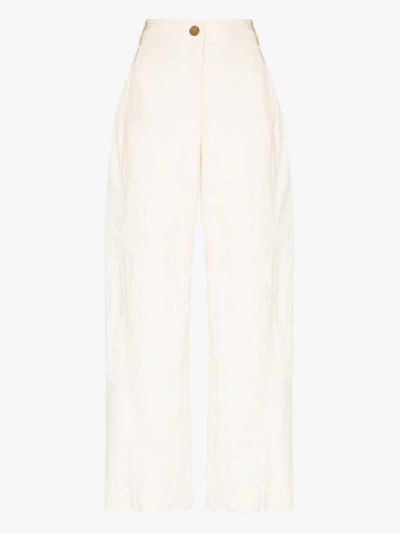 High Waist Wide Leg Trousers
