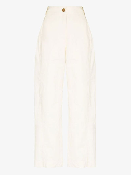 High Waist Wide Leg Trousers