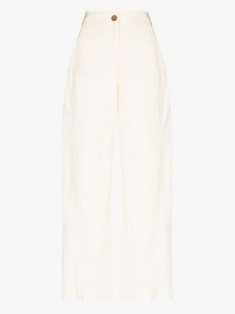 High Waist Wide Leg Trousers