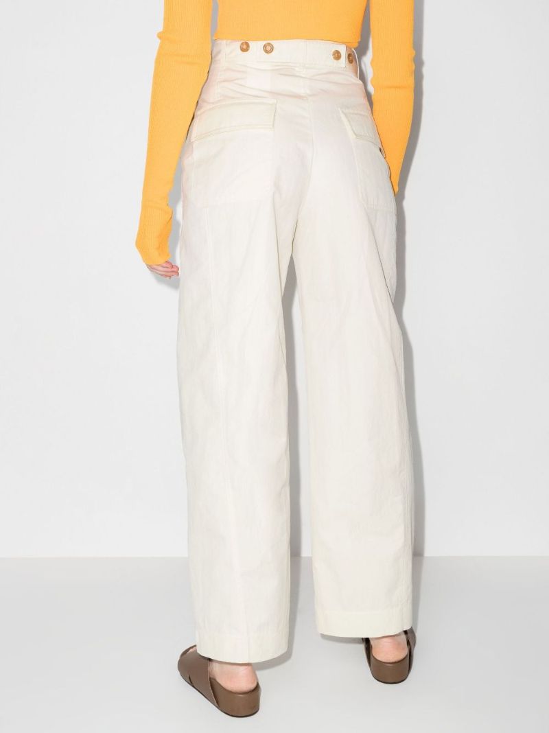 High Waist Wide Leg Trousers