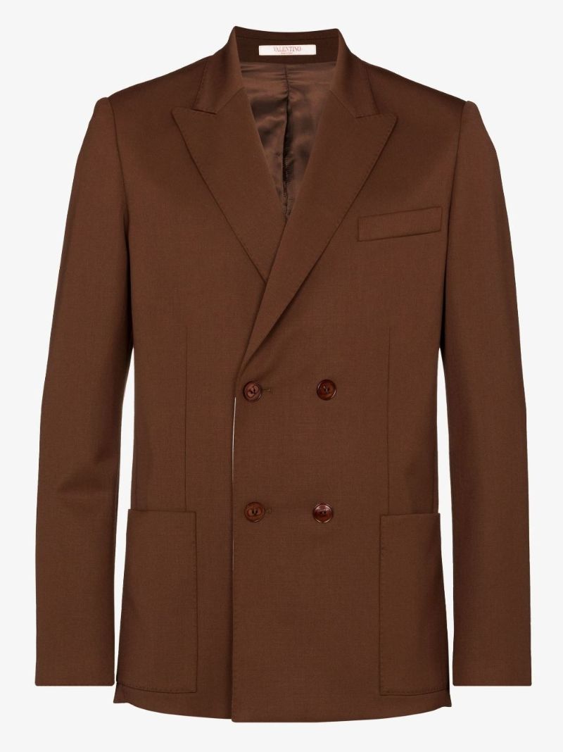 Double-breasted Wool Blazer