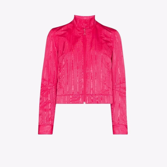 Cropped MoirÃ_x0083_Â© Track Jacket