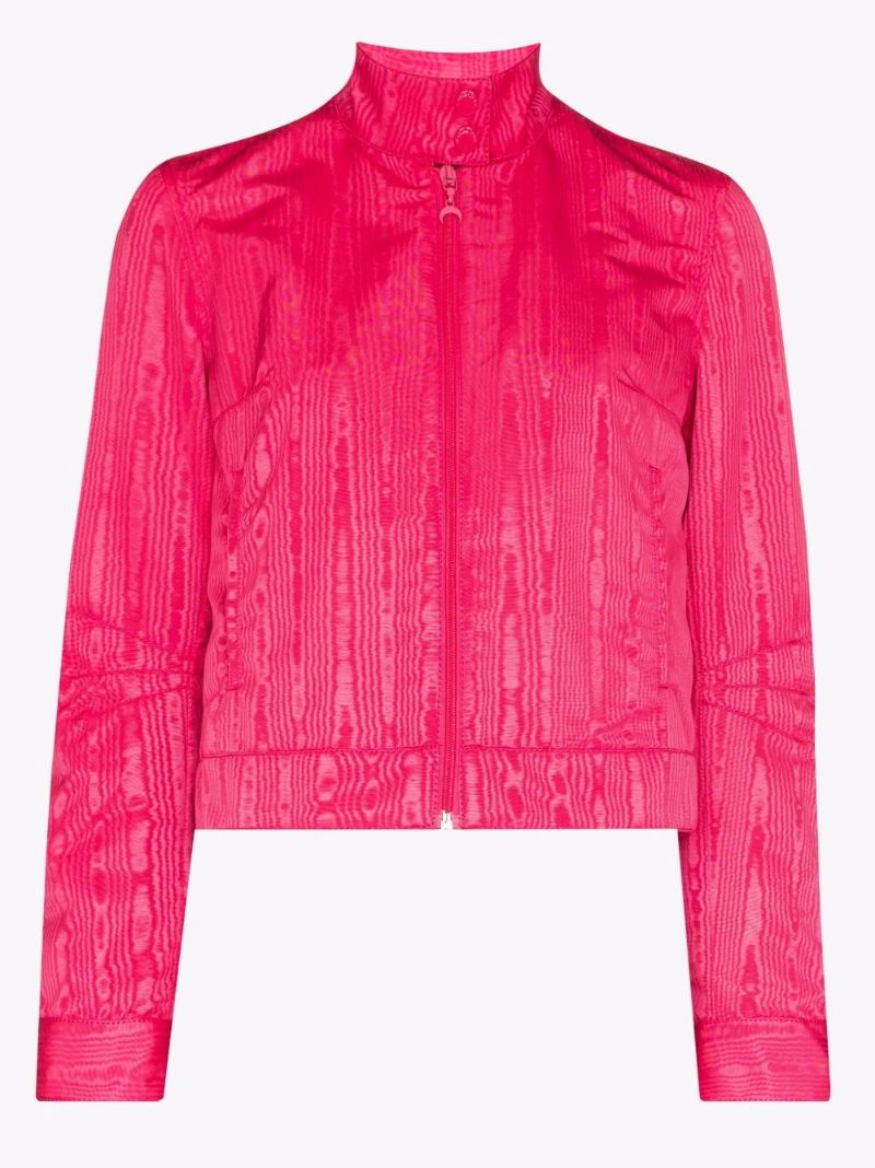 Cropped MoirÃ_x0083_Â© Track Jacket