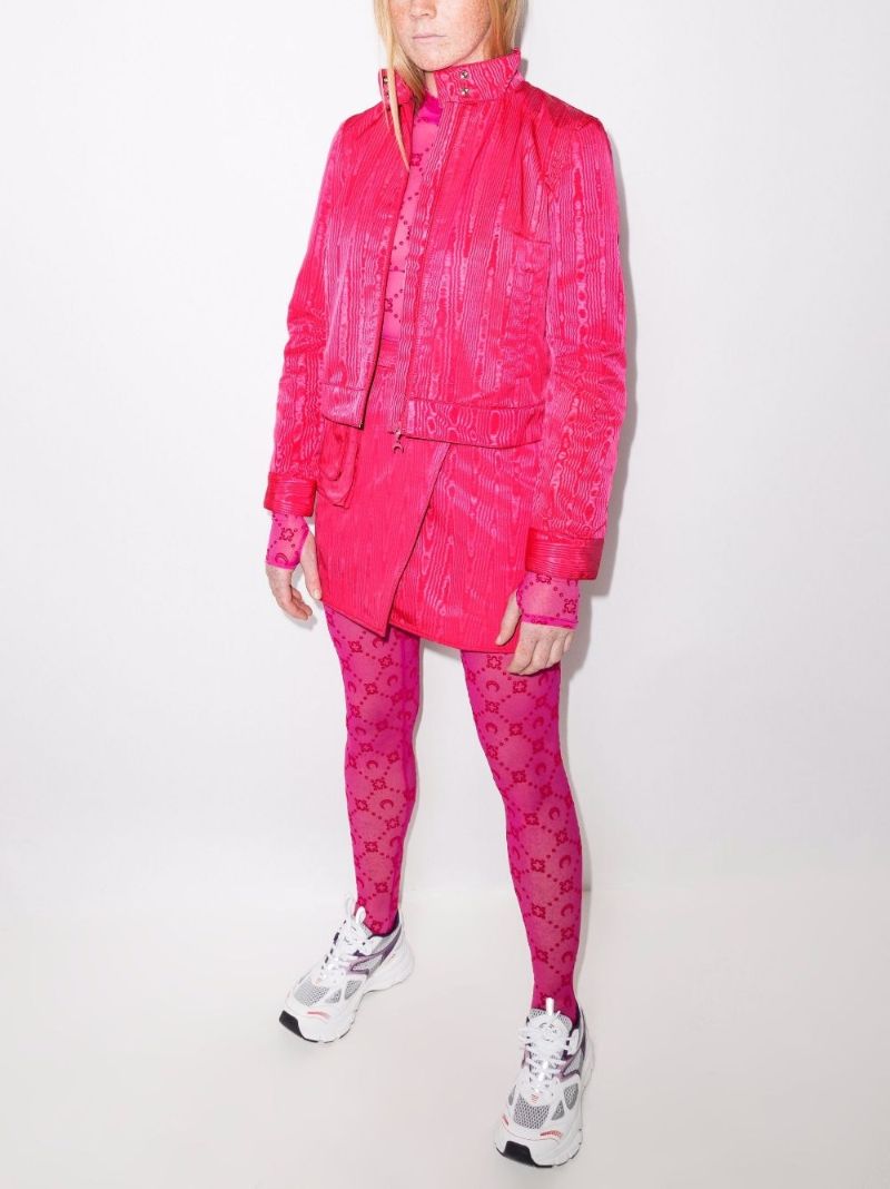 Cropped MoirÃ_x0083_Â© Track Jacket