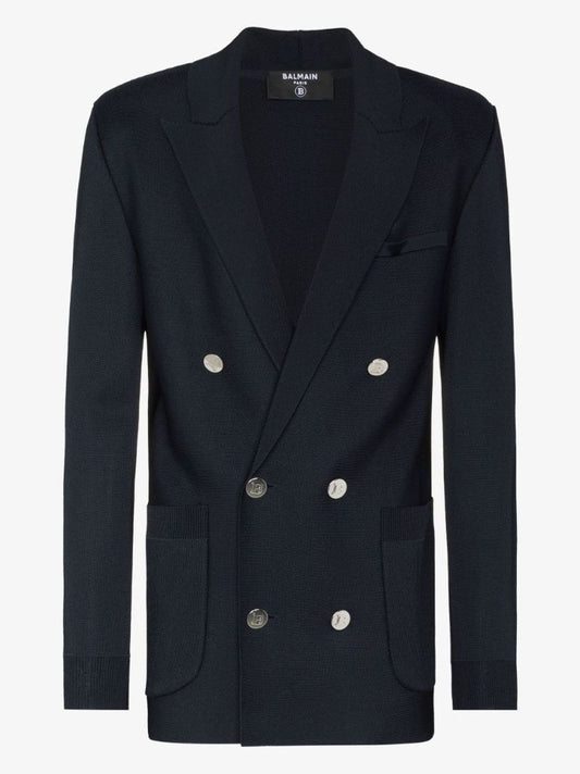 Long Double-breasted Blazer