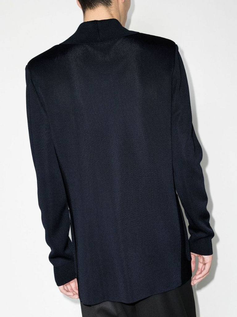Long Double-breasted Blazer