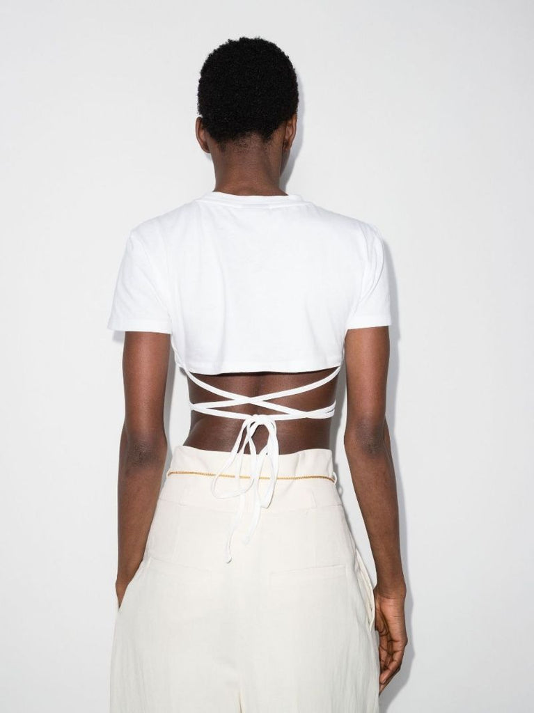 Le T-shirt Baci Cropped Top