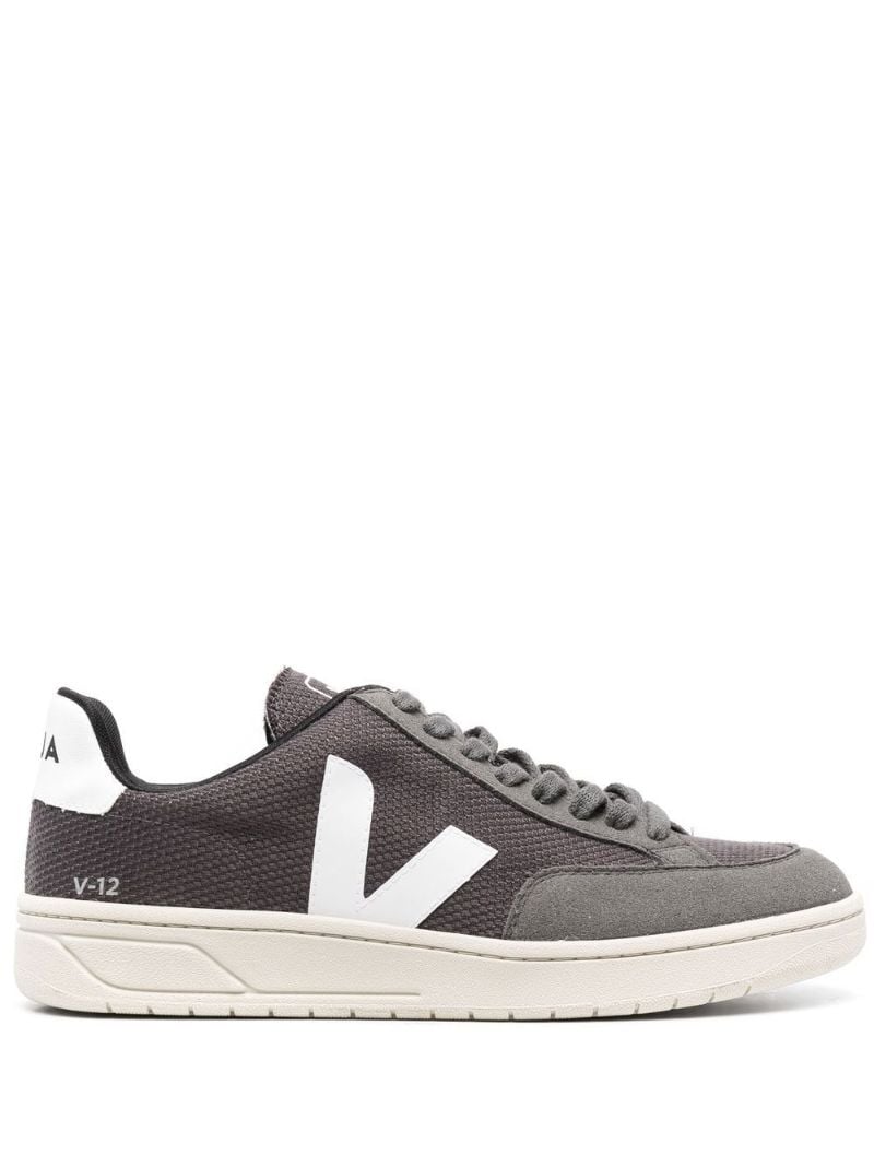 Grey V-12 B-mesh Low-top Sneakers