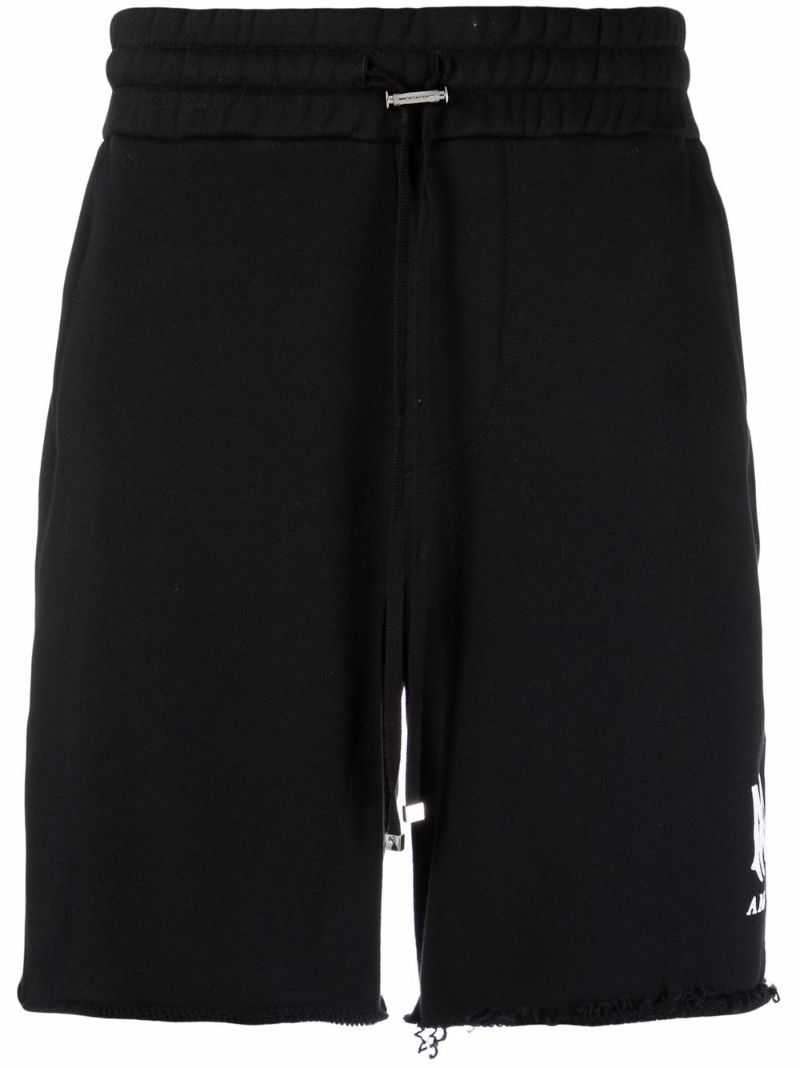 Black Logo-print Track Shorts