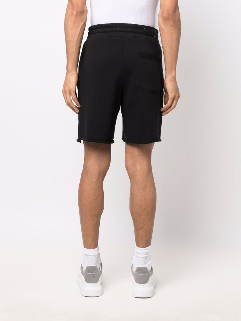 Black Logo-print Track Shorts