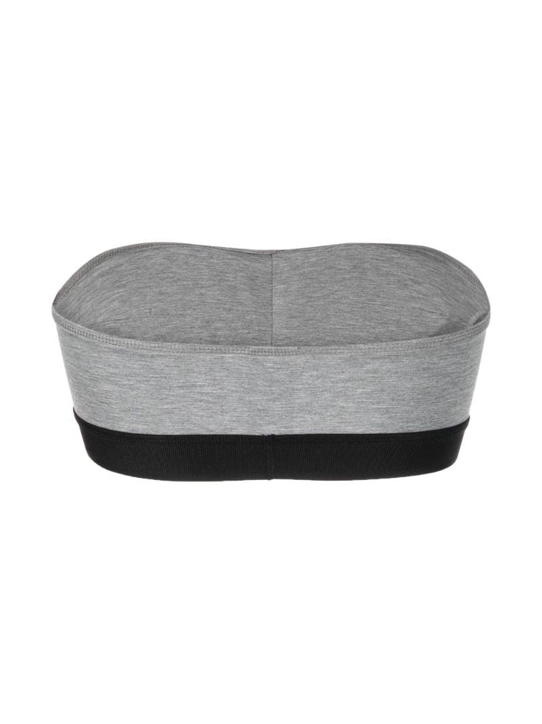 Grey Logo Bandeau Bra
