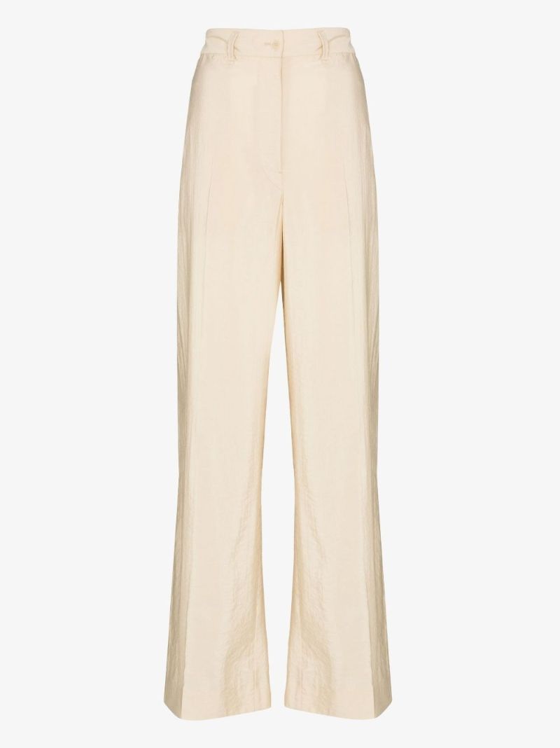 High-waisted Wide Leg Trousers