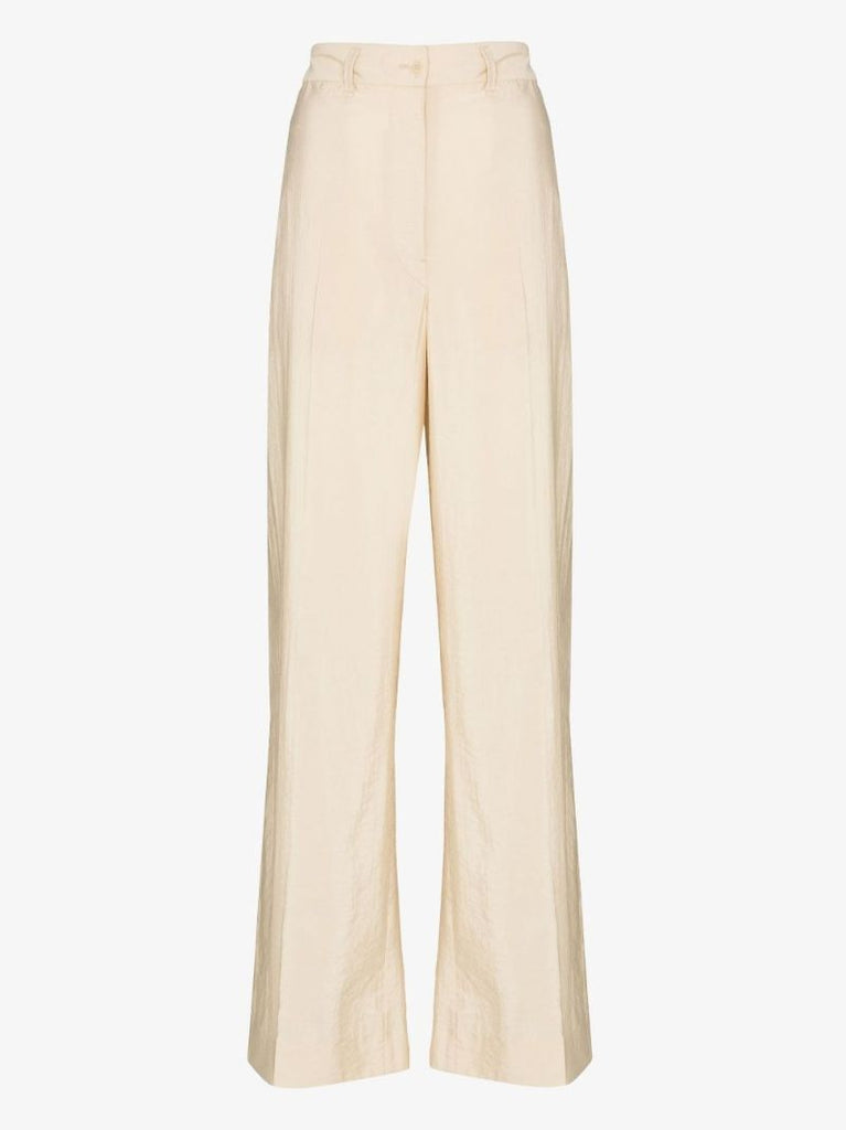 High-waisted Wide Leg Trousers