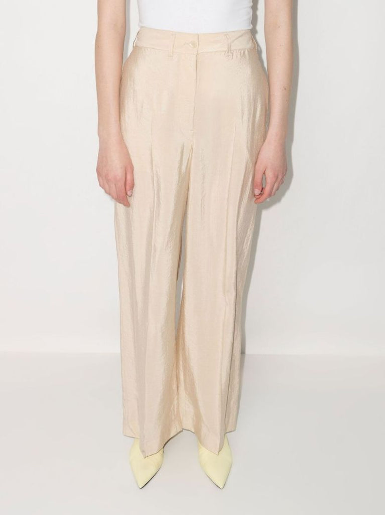 High-waisted Wide Leg Trousers