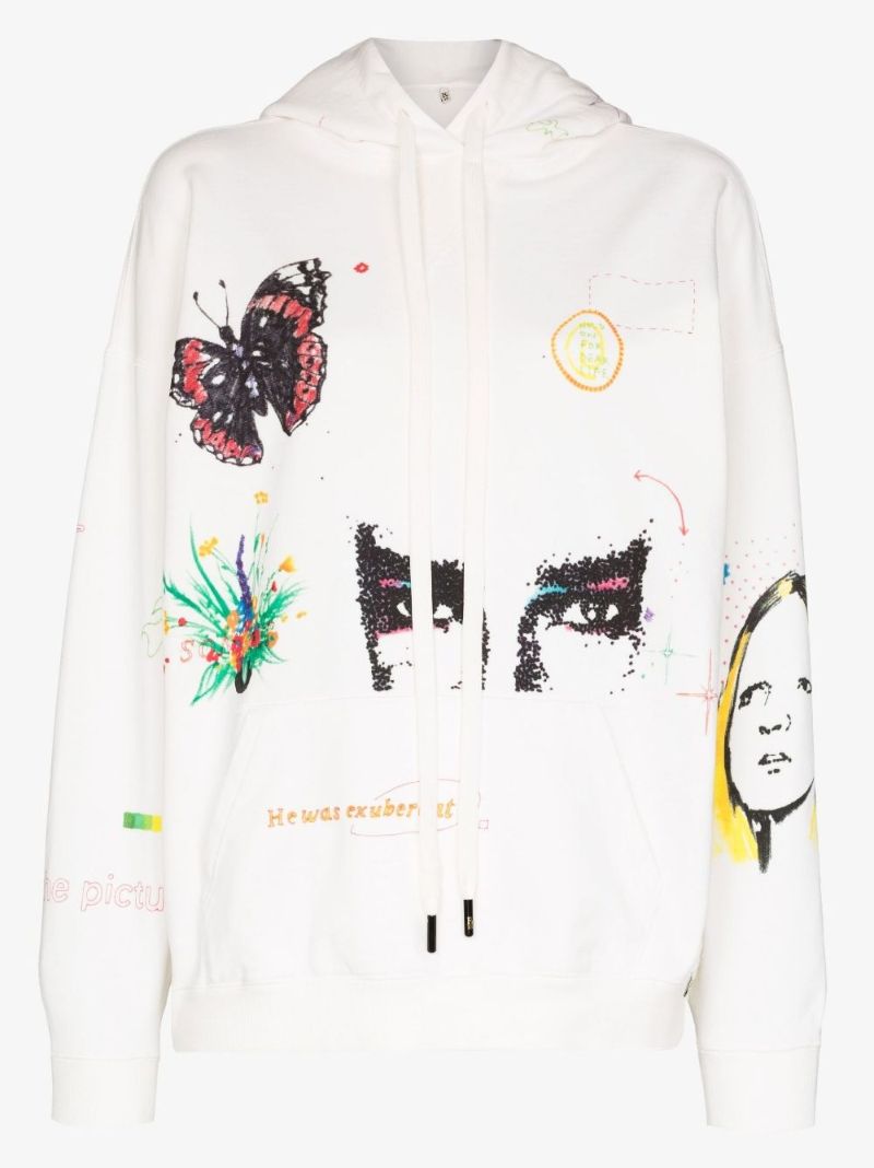 Sketch Cotton Hoodie
