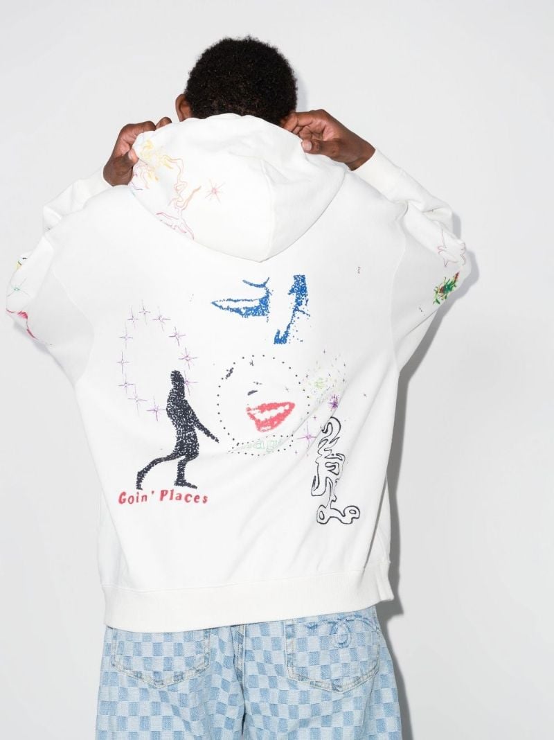 Sketch Cotton Hoodie