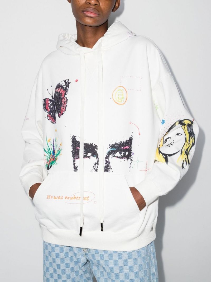 Sketch Cotton Hoodie