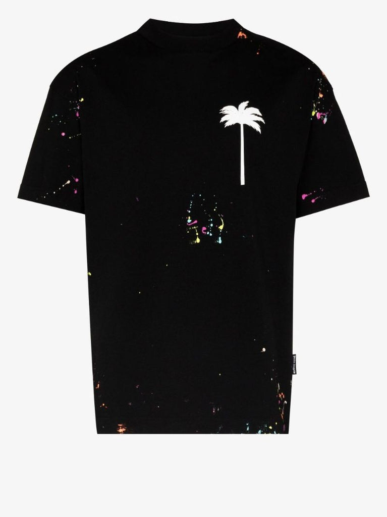 Spray Paint Effect Printed T-shirt