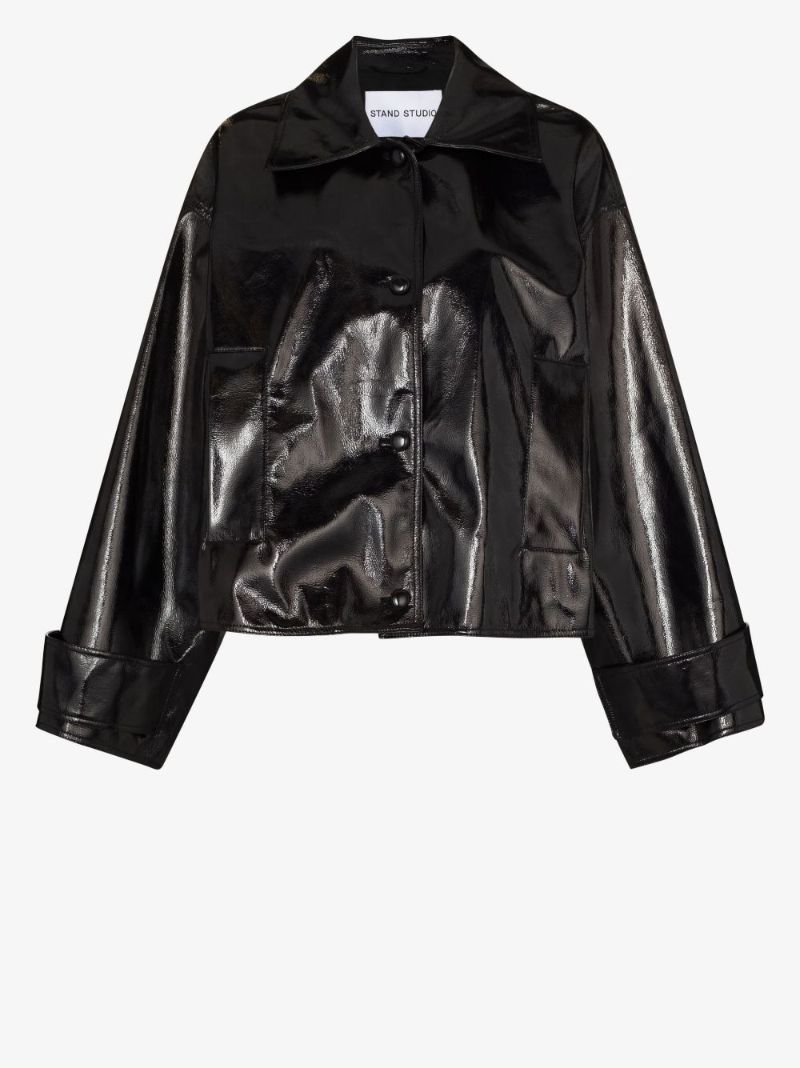 Charleen Faux Leather Jacket