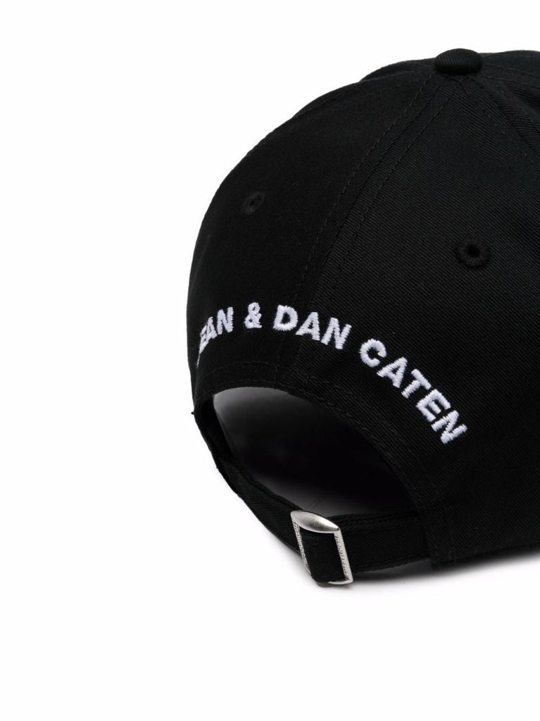 Black Flames Logo Baseball Cap