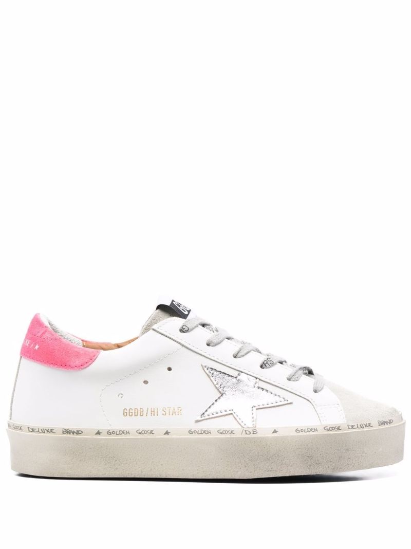 White Hi Star Leather Sneakers