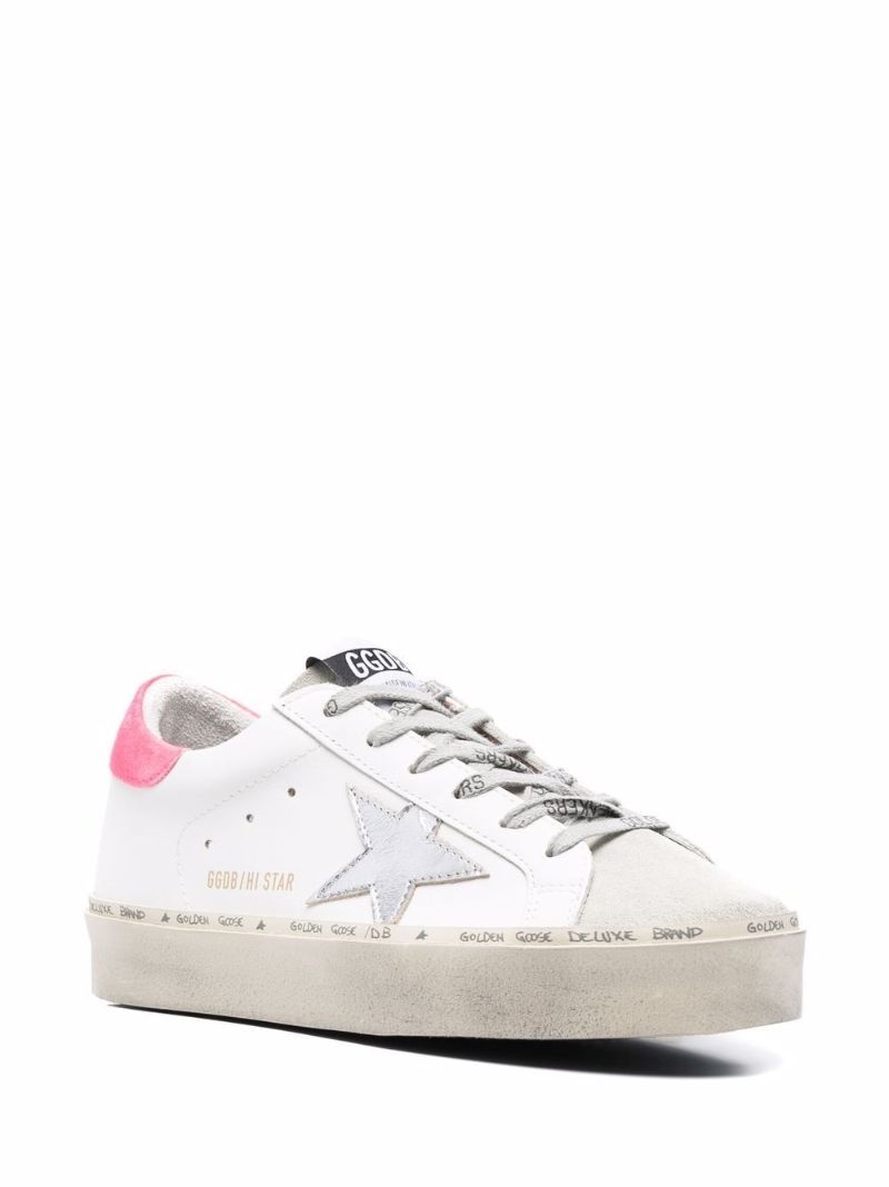 White Hi Star Leather Sneakers