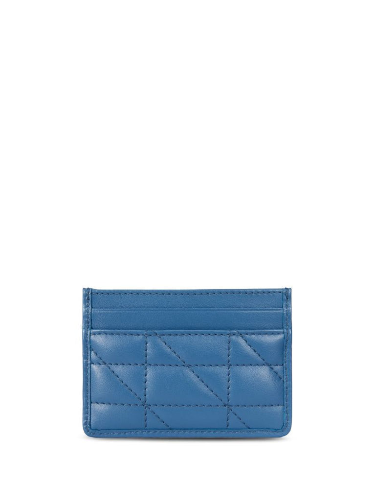 Blue Gg Marmont Leather Card Holder